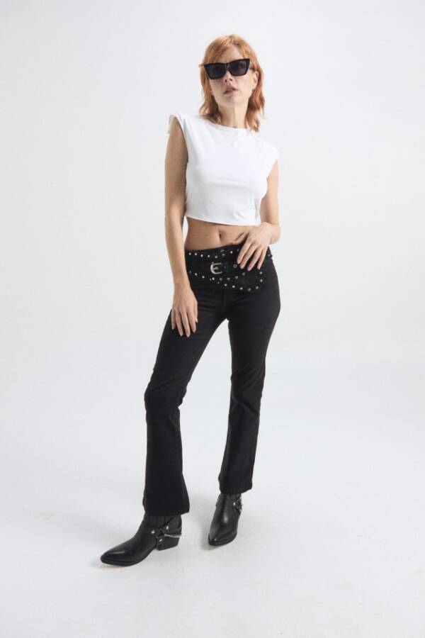 Jeans Moss Black St Marie