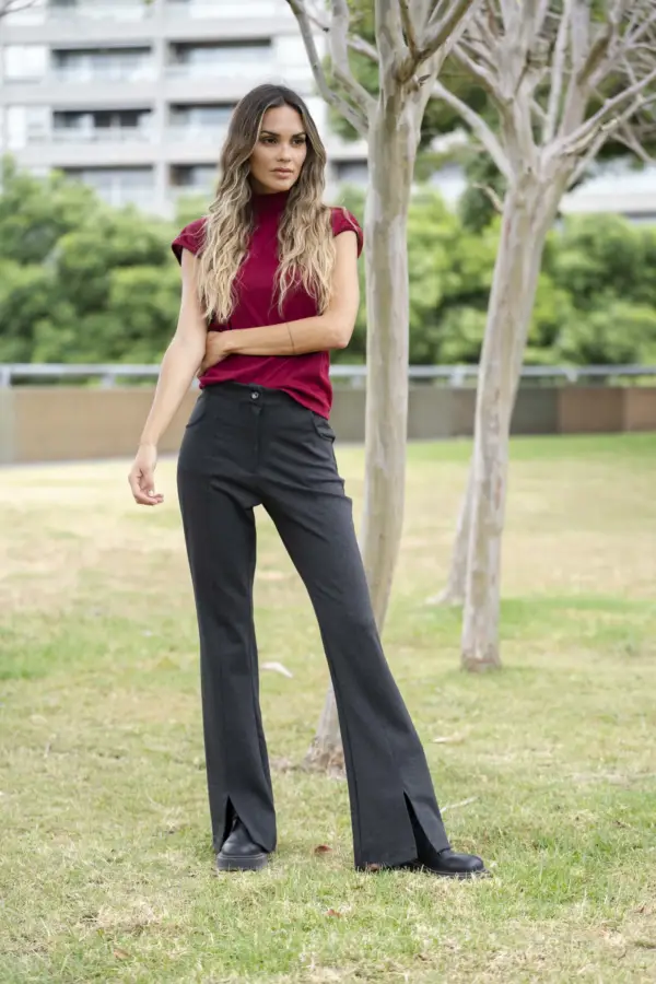 Pantalòn con tajo - Imagen 3